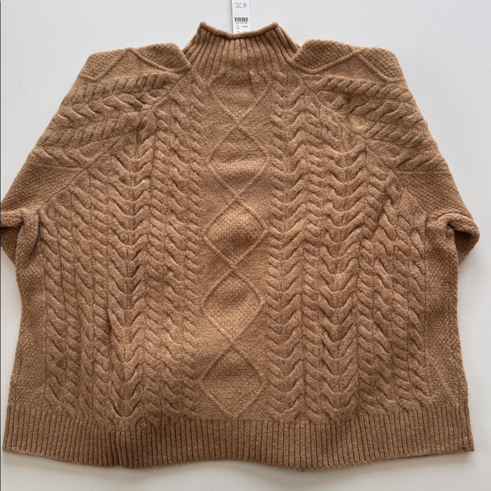 J. Crew Cable-knit Rollneck Sweater in Supersoft Yarn - Picture 7 of 7